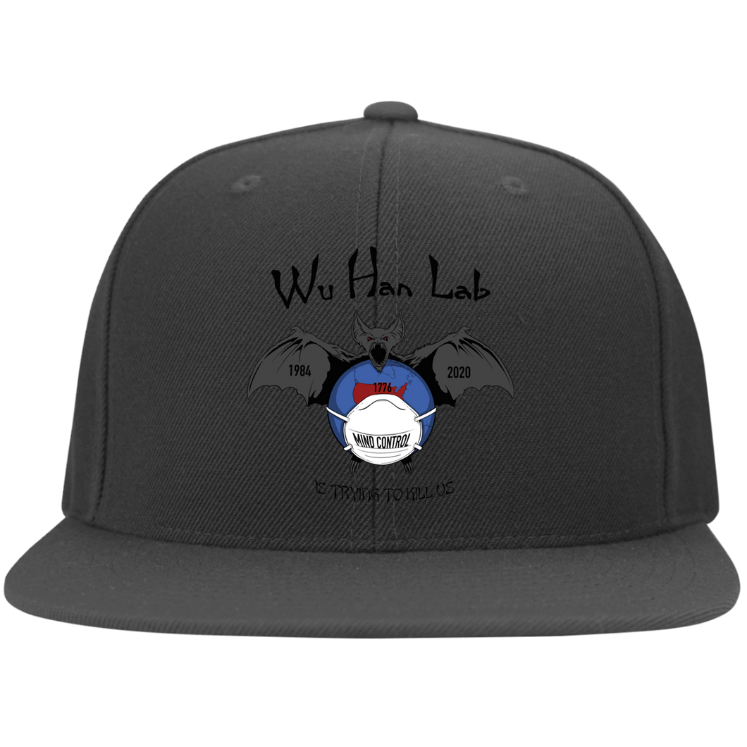 6297F Flat Bill Twill Flexfit Cap